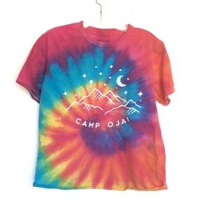 Starry Night Graphic Tie Dye T Shirt